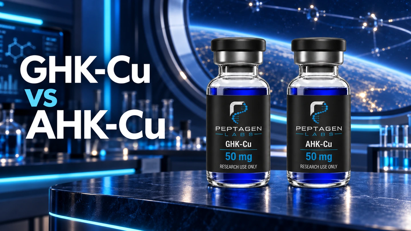 GHK-Cu and AHK-Cu: What Changes When One Amino Acid Changes?